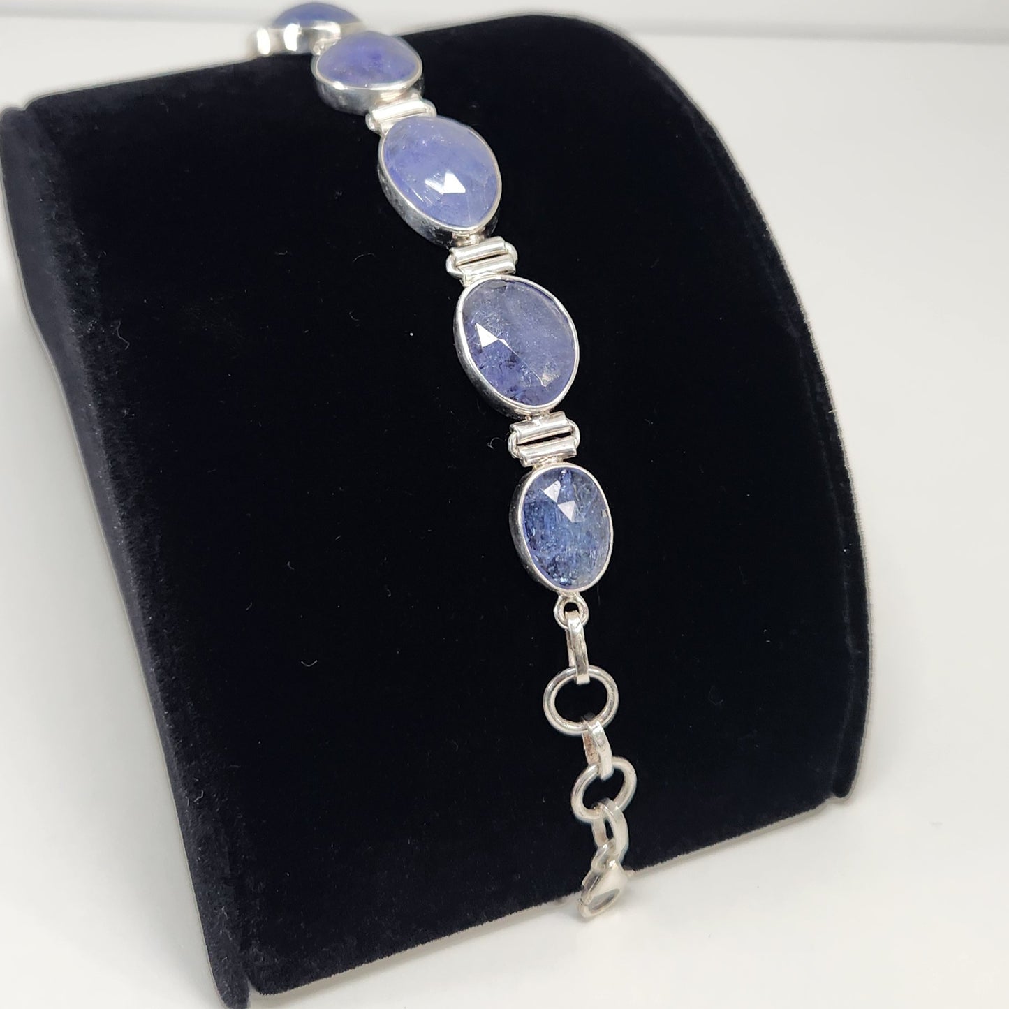 Sterling Silver Tanzanite Bracelet
