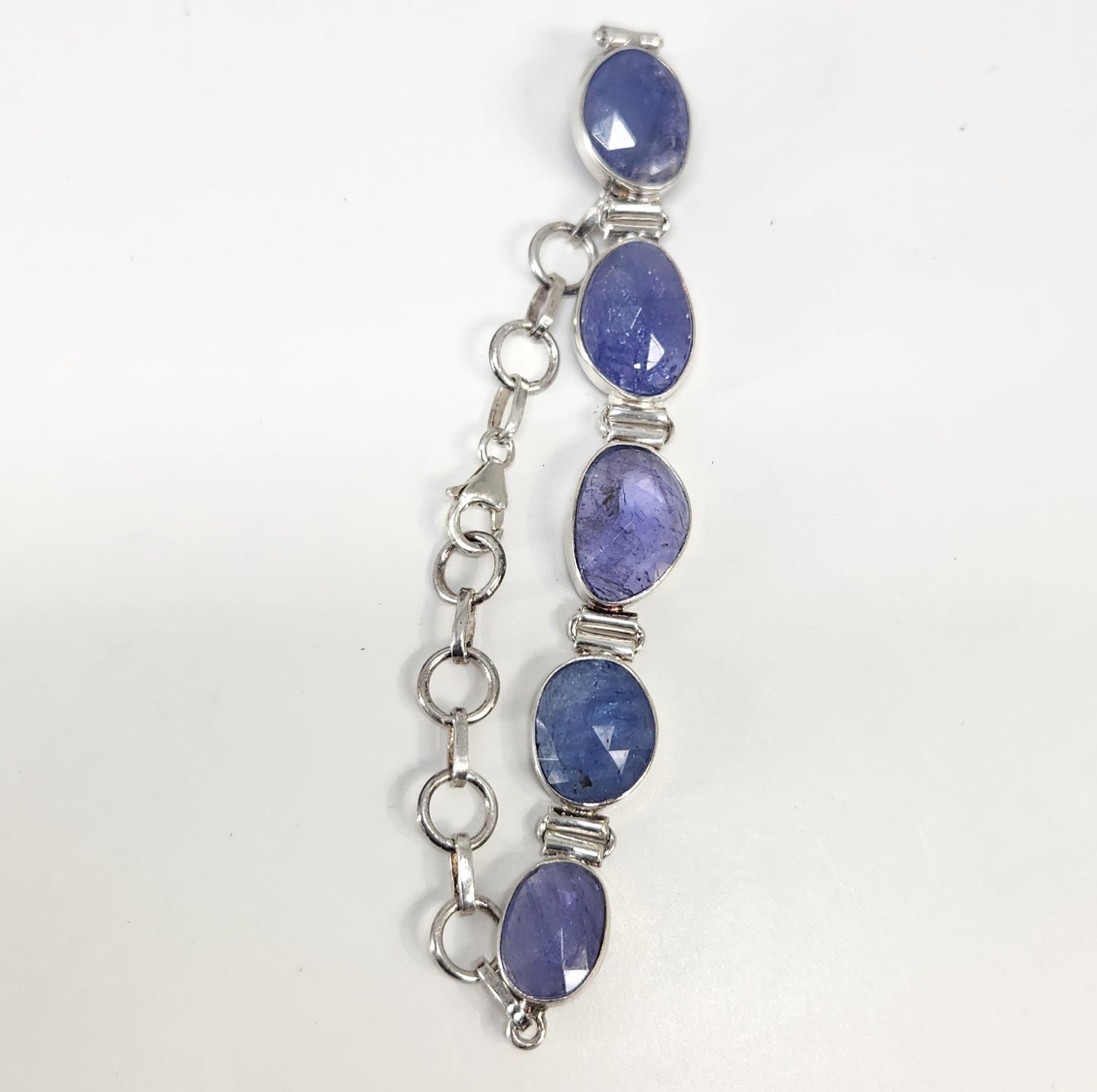 Sterling Silver Tanzanite Bracelet