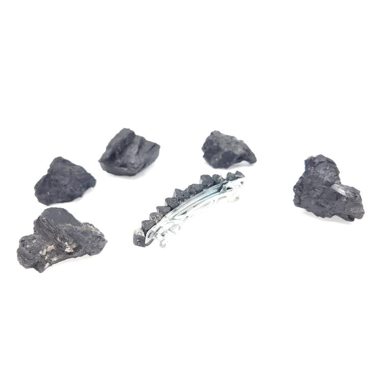 Black Tourmaline Hair Clip - Protection | Security | Removing negativity