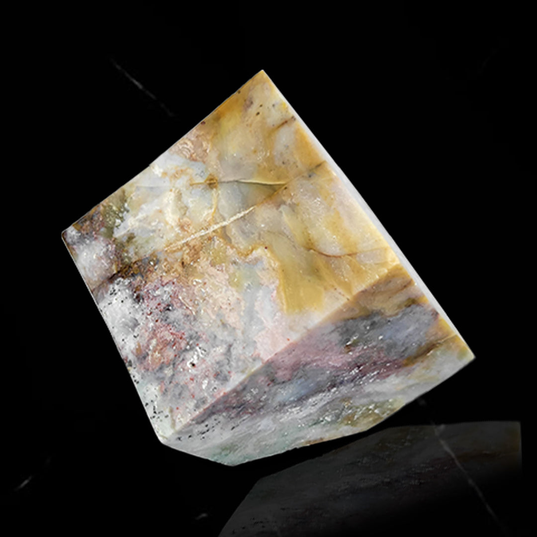 Ocean Jasper Cube...- Inner Strength | Eliminates Stress | Emotional Clarity | Patience