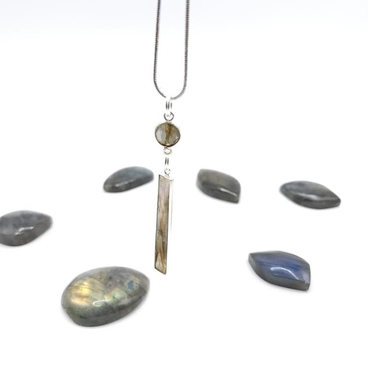 Sterling Silver Labradorite Pendant - Limitless potential | Awareness | Light