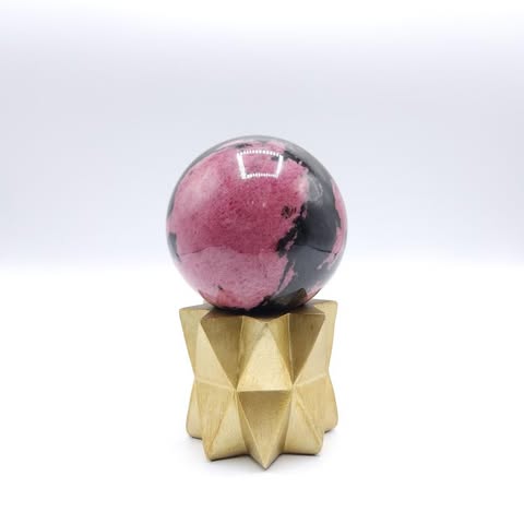 Rhodonite Sphere – A Crystal of Compassion, Balance & Emotional Healing