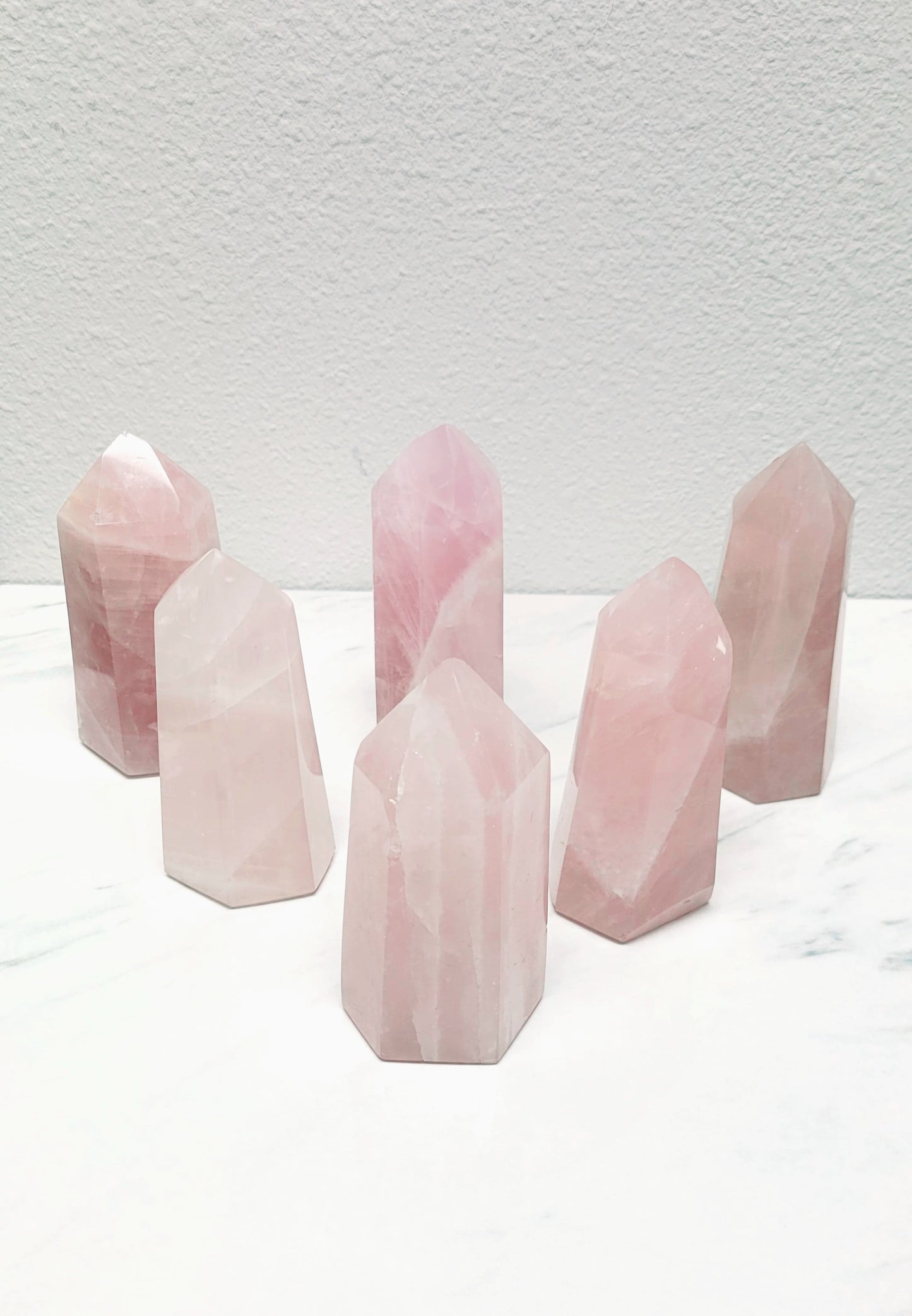 Rose Quartz Towers- Love | Gentleness | Emotional Healing