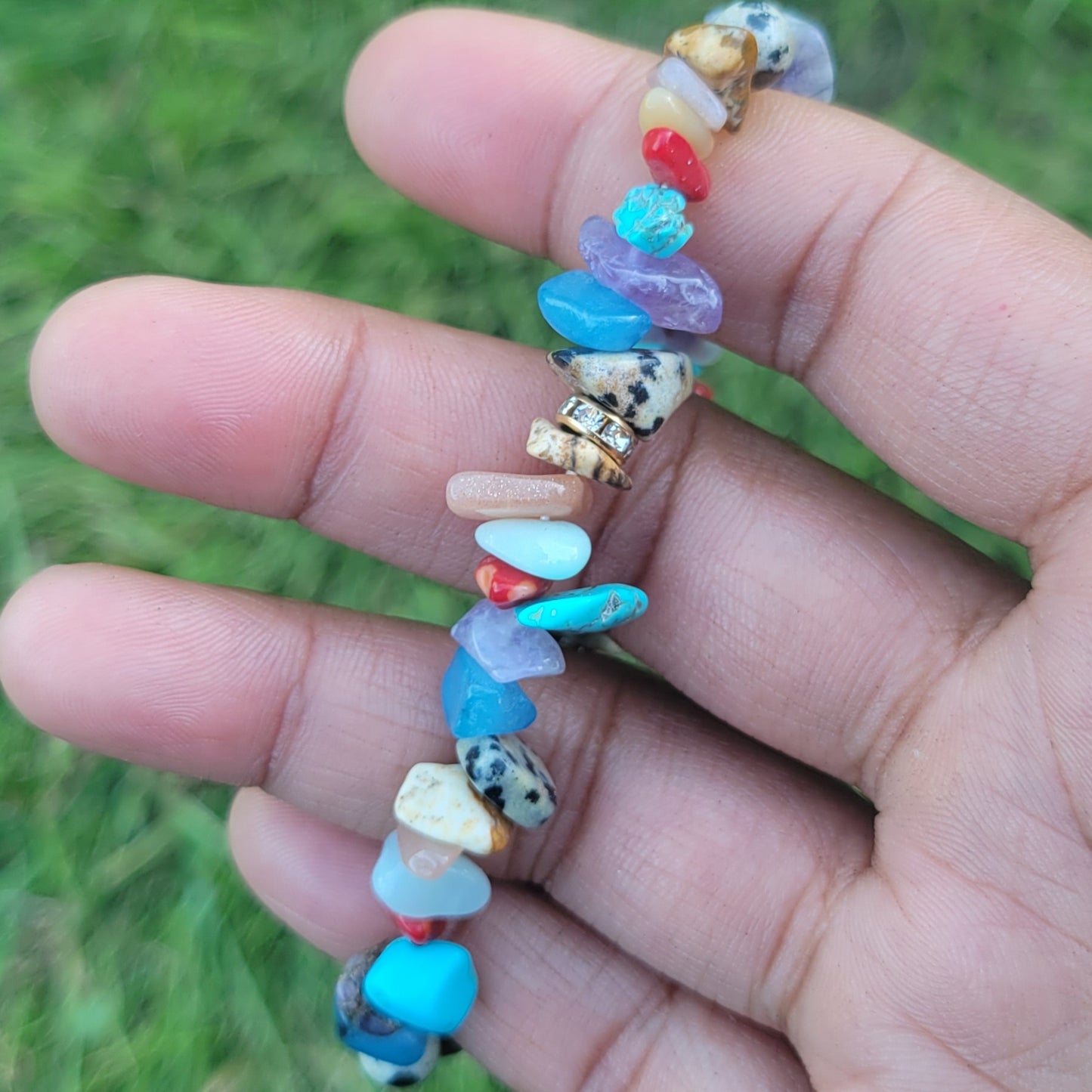 Crystal Chip Braclets