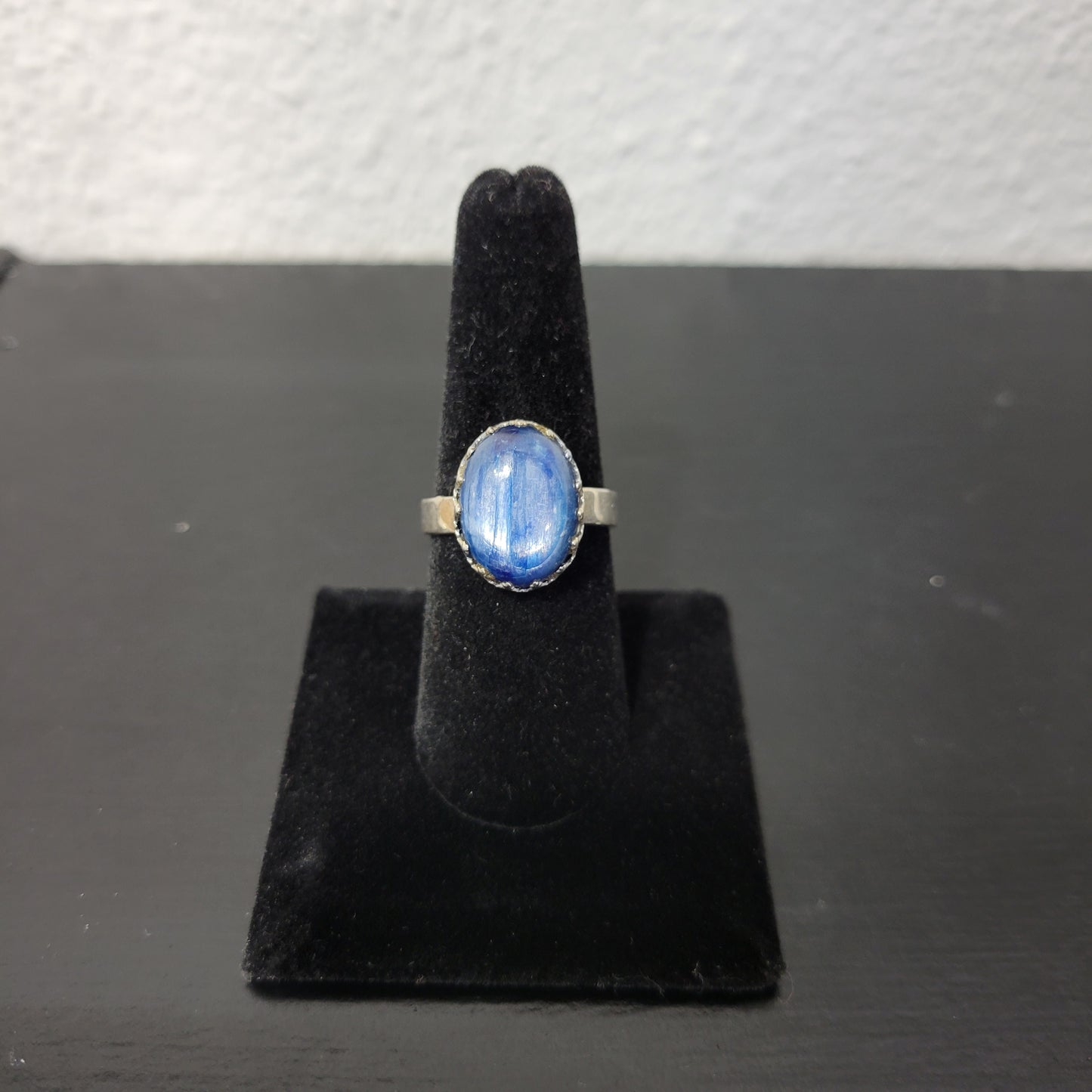 Sterling Silver Kyanite Rings- Bridges Gaps | Enhances Intuition | Brain Disorders