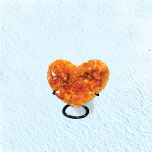 Citrine Heart...- Happiness | Positivity | Abundance