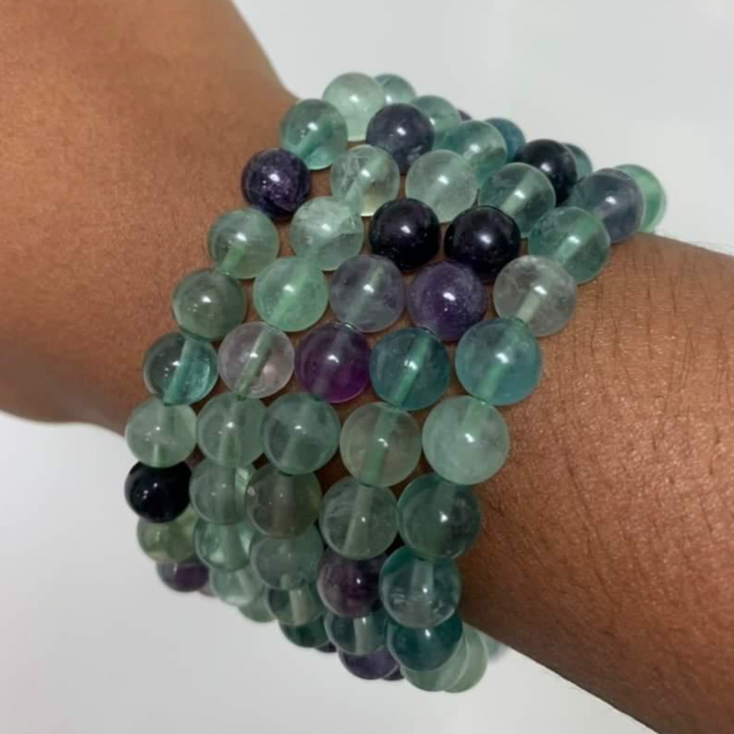 Flourite Bracelet | Mental Clarity | Healthy Decision Making | Teeth and Bone Health | Grounding