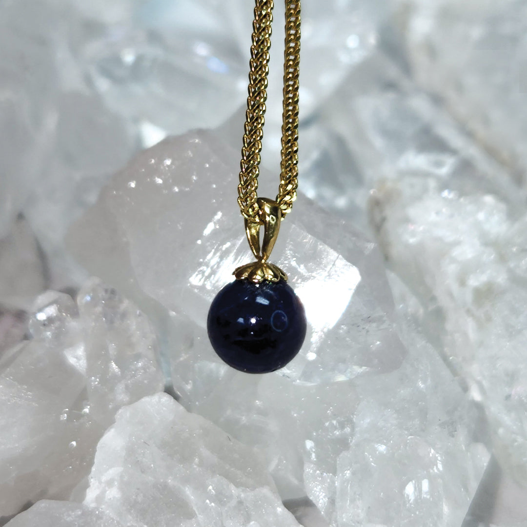 Lapis Lazuli Pendant Set In 10k Gold- Leadership | Enhanced Communication | Ancient Wisdom