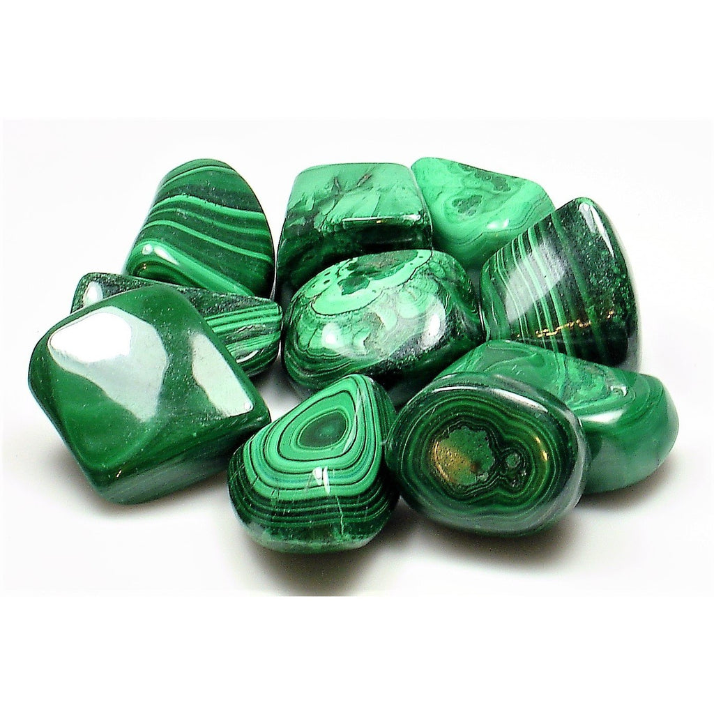 Malachite Tumbled Stone- EMF Blocker| Boosts Immune System| Recovery From illness | Overcoming Phobias | Enhanced Leadership