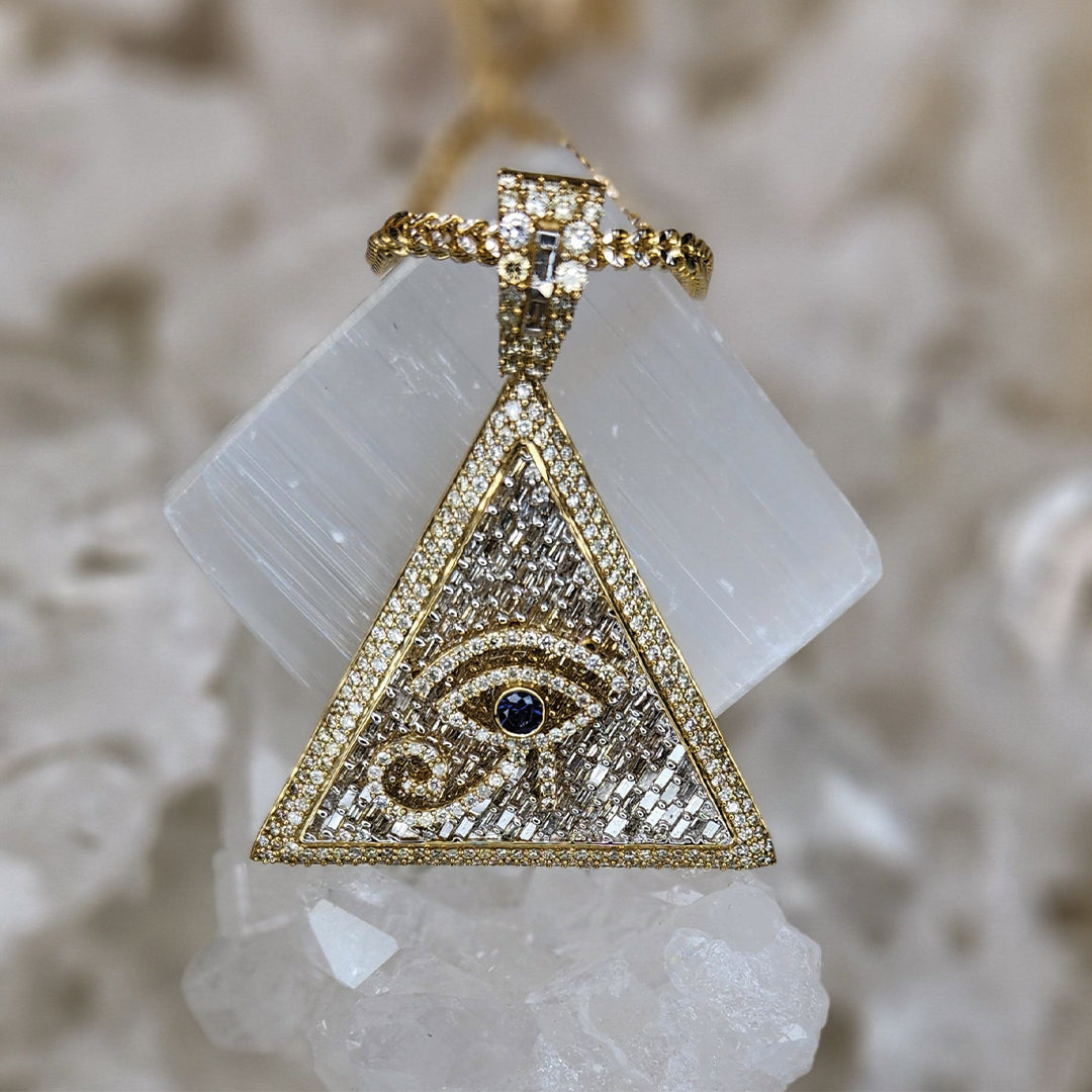 Gold And Diamond Pyramid