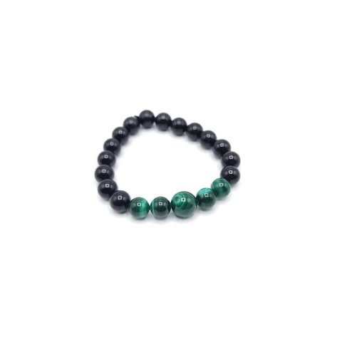 Black Tourmaline & Malachite Protection & Transformation Bracelet