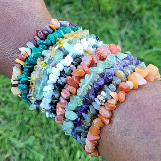 Crystal Chip Braclets