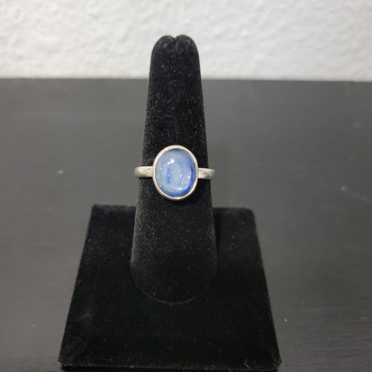 Sterling Silver Kyanite Rings- Bridges Gaps | Enhances Intuition | Brain Disorders