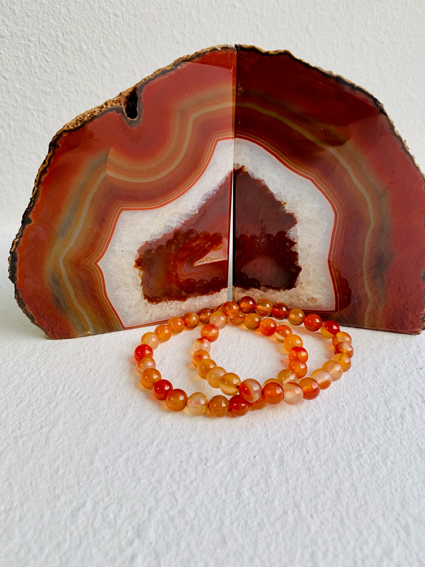 Carnelian Book Ends-Courage | Vitality | Confidence