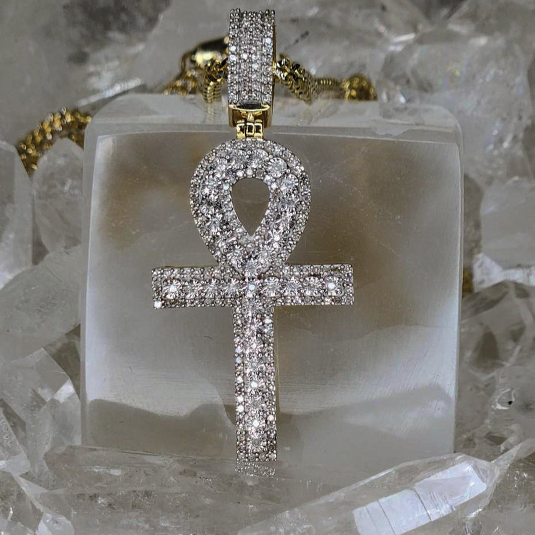 Diamond Ankh Pendant