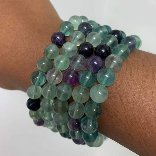 Fluorite Bracelet | Mental Clarity | Healthy Decision Making | Teeth and Bone Health | Grounding