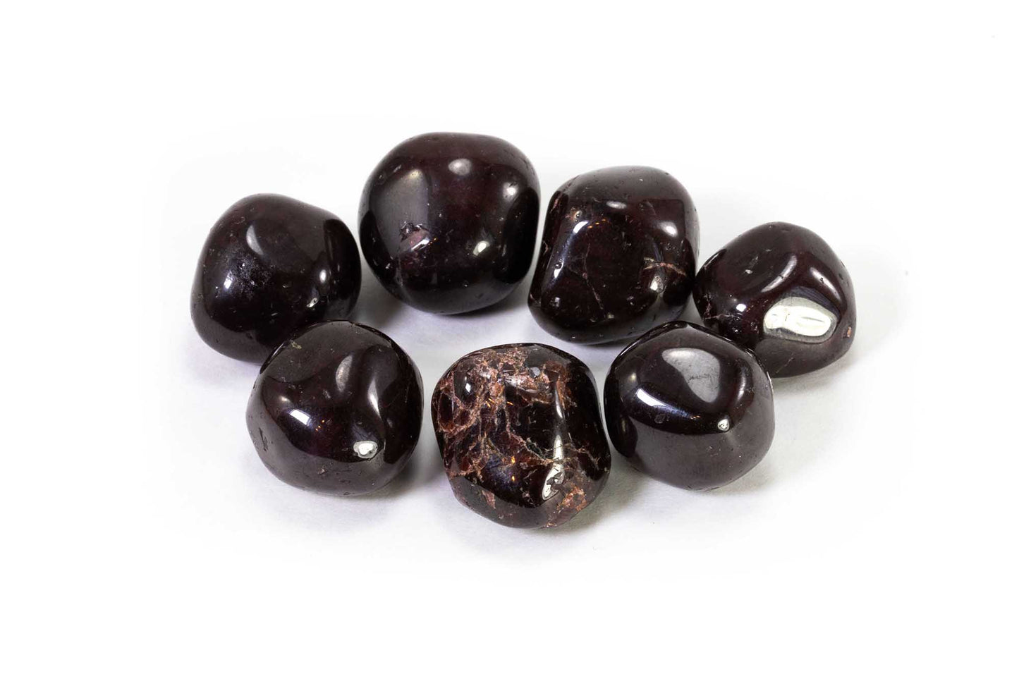 Garnet Tumbled Stones- Garnet- Increases Feelings Of Support And Joy | Self Worth | Releases Panic Worry And Anxiety | Reproductive Health