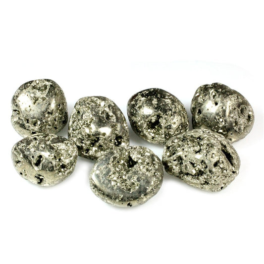 Tumbled Pyrite- Wealth | Abundance | New Opportunities