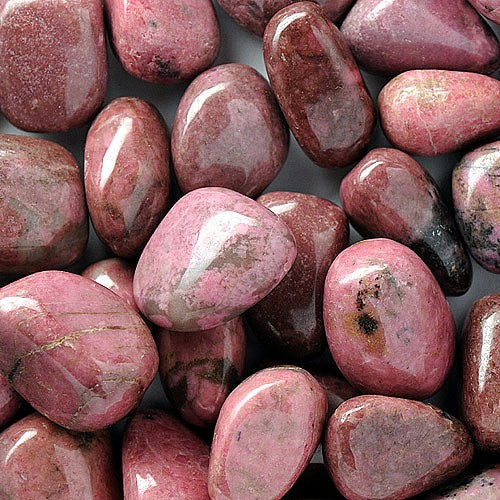 Rhodonite Tumbled Stone - Optimism | Inner Peace | Releasing Trauma